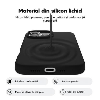 Husa Soft Silicone - iPhone 16 Pro - Negru