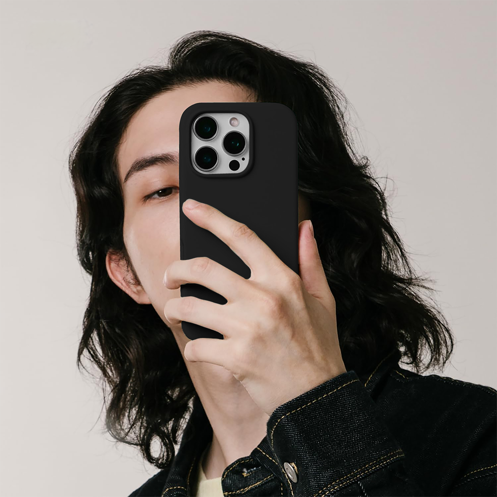 Husa Soft Silicone - iPhone 16 Pro - Negru