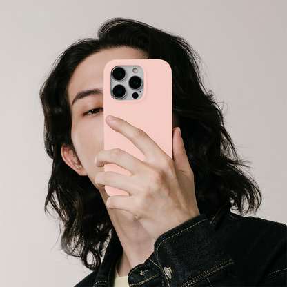 Soft Silicone Case - iPhone 16 Pro - Pink Sand