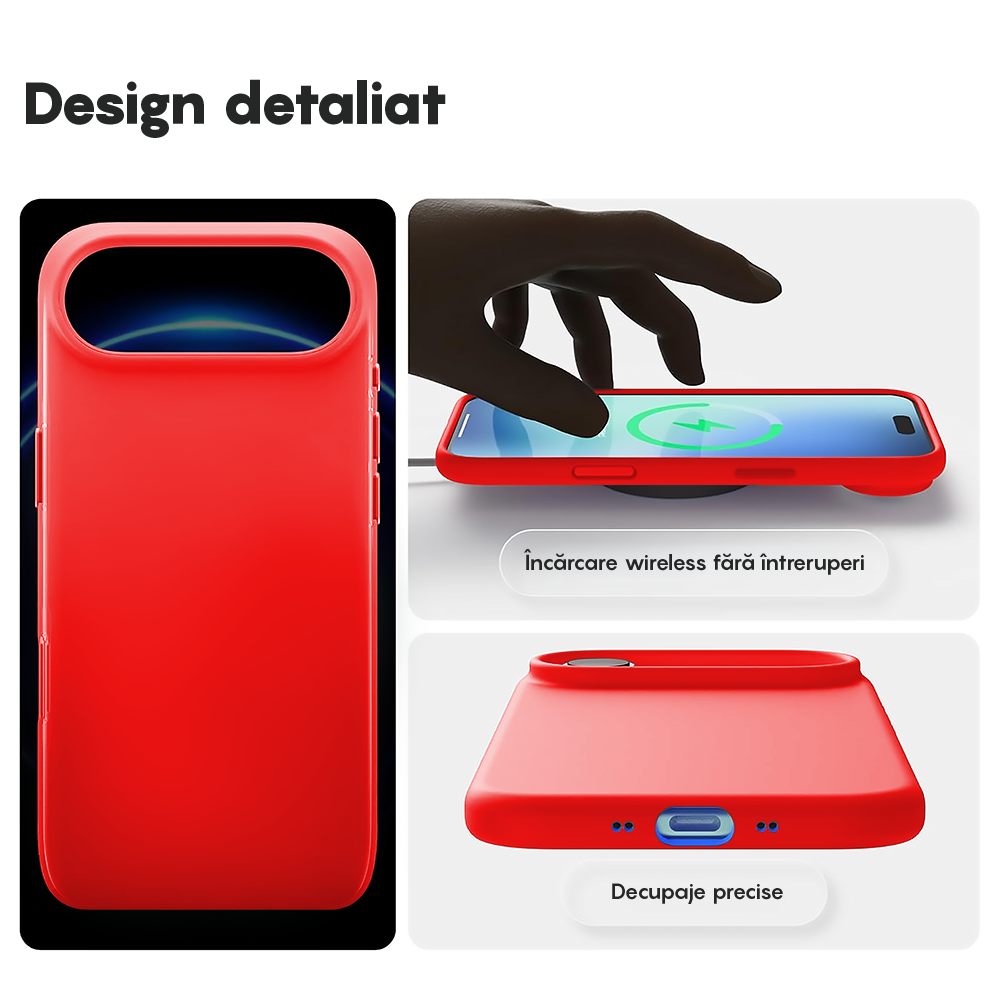 Soft Silicone Case - iPhone 17 Air - Red