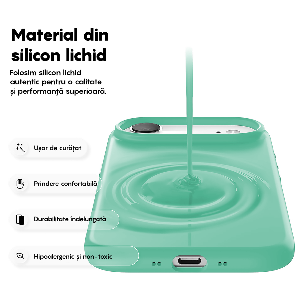 Soft Silicone Case - iPhone 17 Air - Webster Green