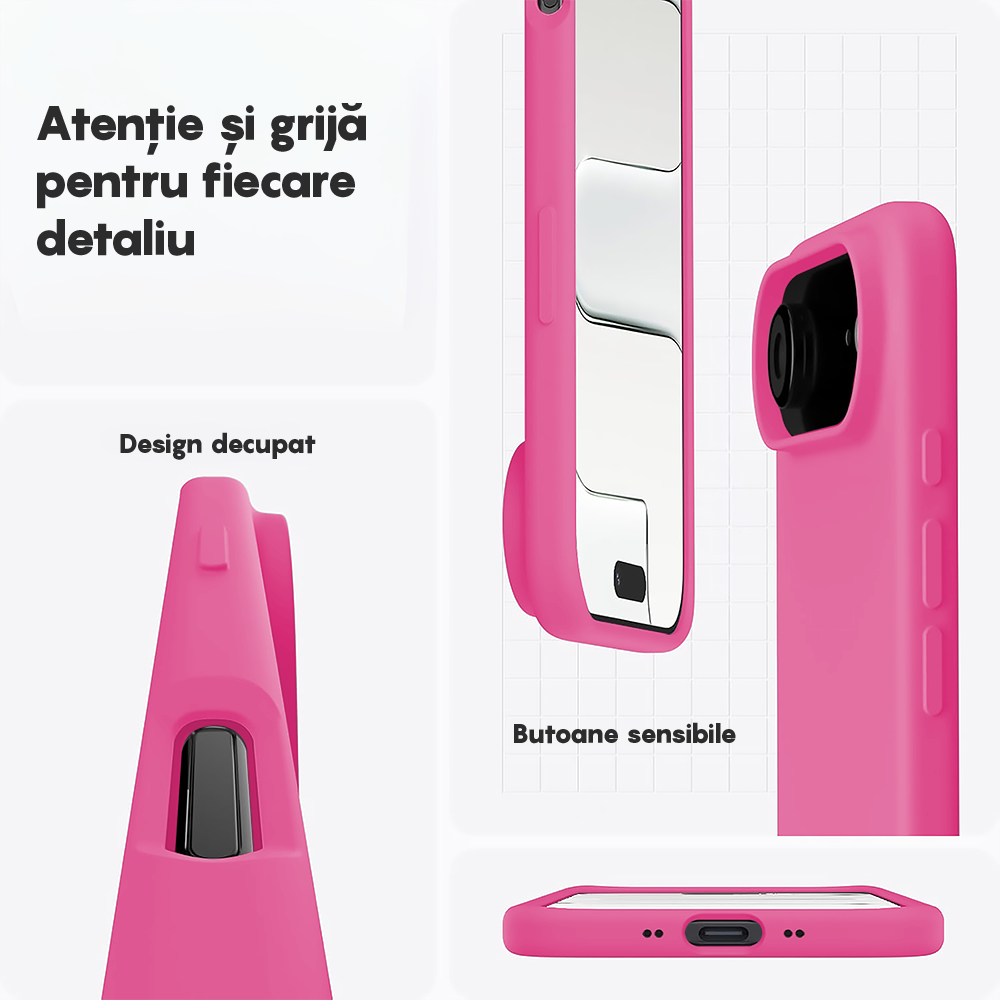 Soft Silicone Case - iPhone 17 Air - Fuchsia