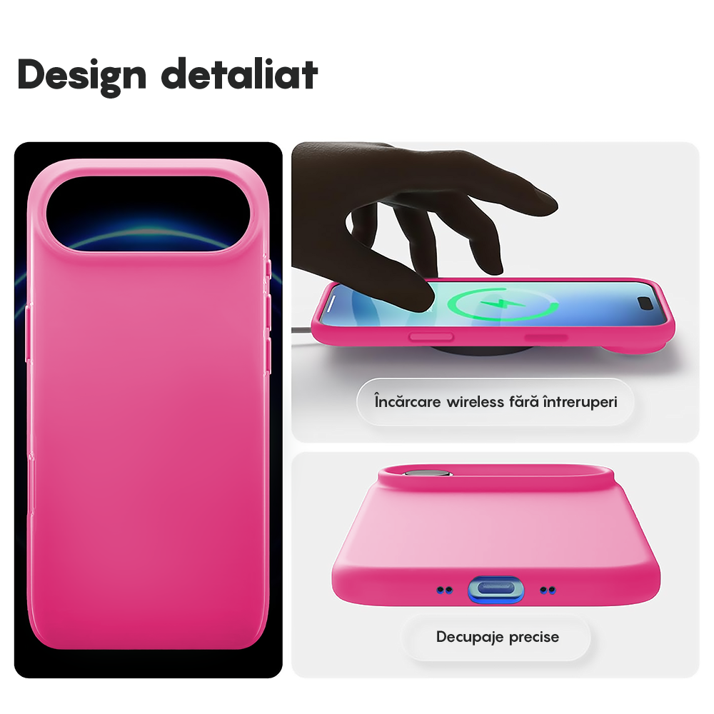 Soft Silicone Case - iPhone 17 Air - Fuchsia