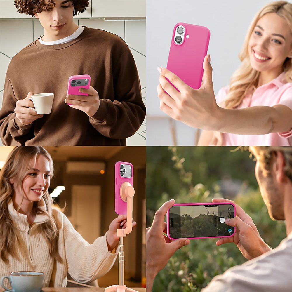 Soft Silicone Case - iPhone 17 Air - Fuchsia