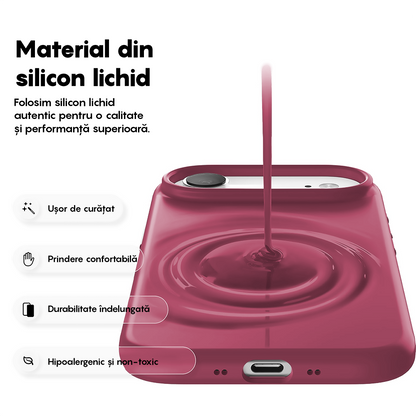Soft Silicone Case - iPhone 17 Air - Burgundy