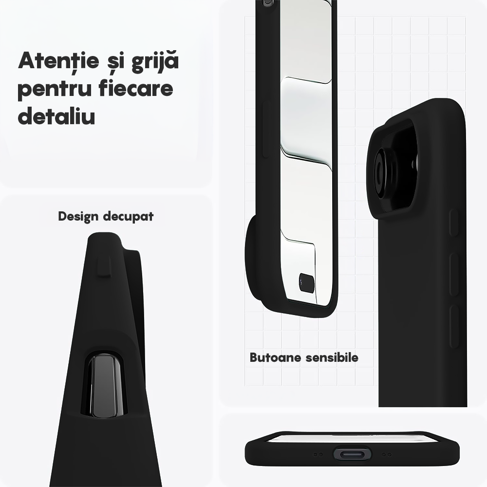 Soft Silicone Case - iPhone 17 Air - Black