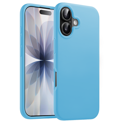 Soft Silicone Case - iPhone 17 - Cadet Blue