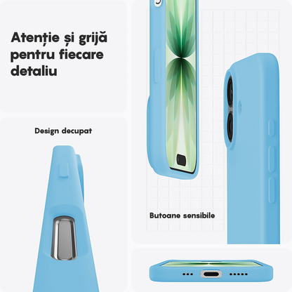 Soft Silicone Case - iPhone 17 - Cadet Blue
