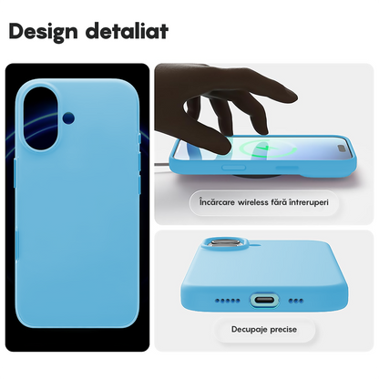 Soft Silicone Case - iPhone 17 - Cadet Blue