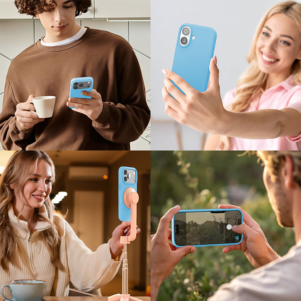 Soft Silicone Case - iPhone 17 - Cadet Blue