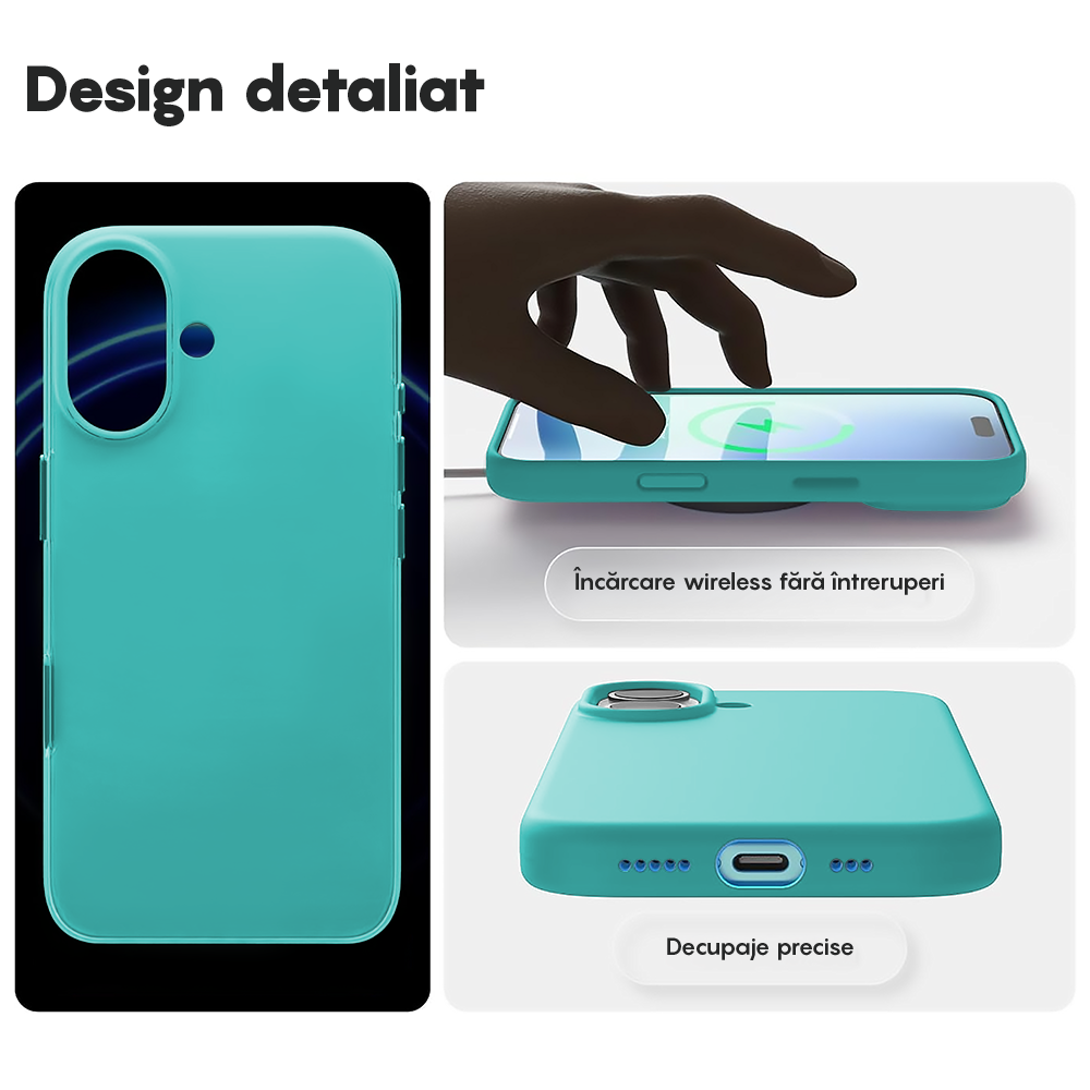 Soft Silicone Case - iPhone 17 - Turquoise