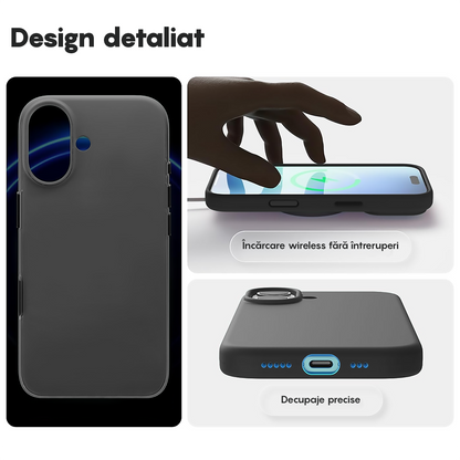 Husa Soft Silicone - iPhone 17 - Dark Gray