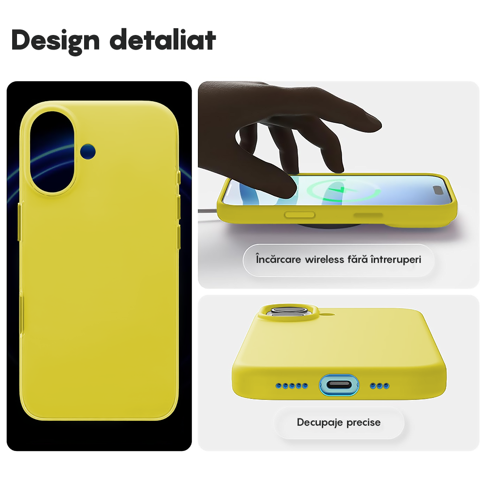 Soft Silicone Case - iPhone 17 - Yellow