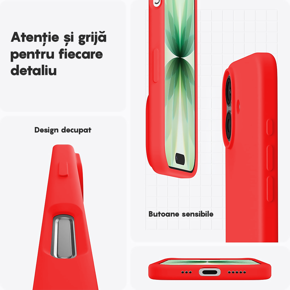 Soft Silicone Case - iPhone 17 - Red