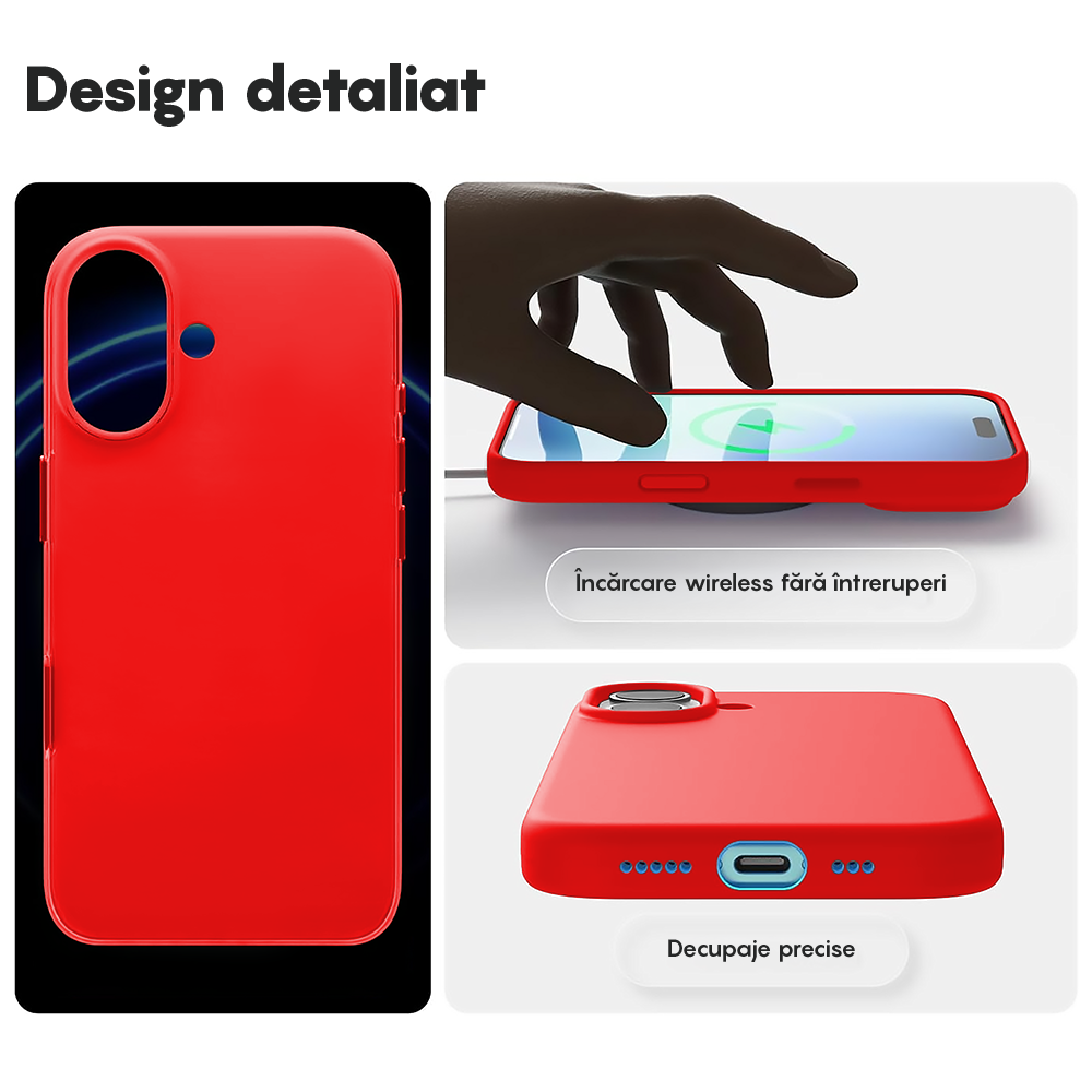 Soft Silicone Case - iPhone 17 - Red