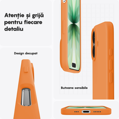 Soft Silicone Case - iPhone 17 - Nectarine
