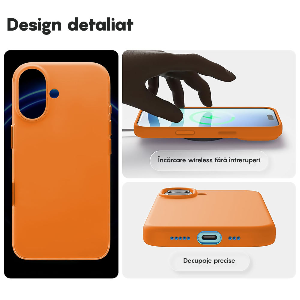 Soft Silicone Case - iPhone 17 - Nectarine