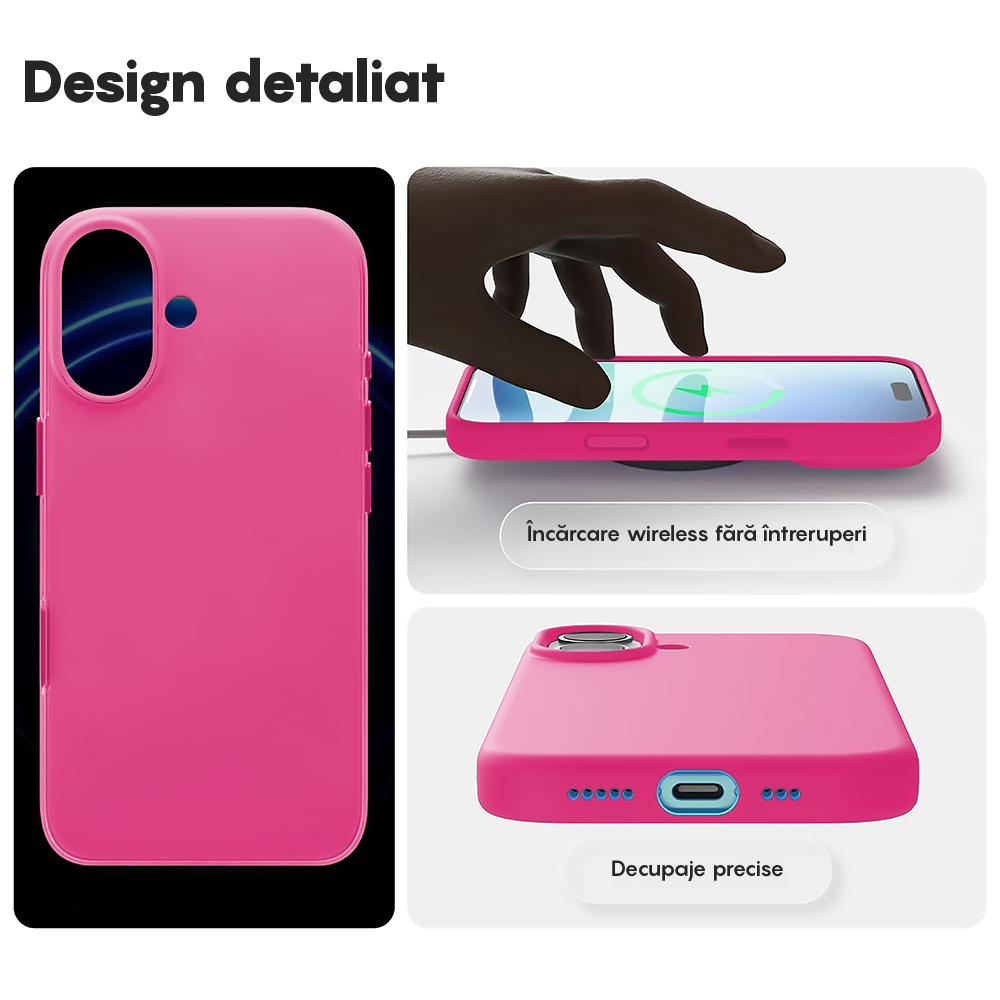 Soft Silicone Case - iPhone 17 - Fuchsia