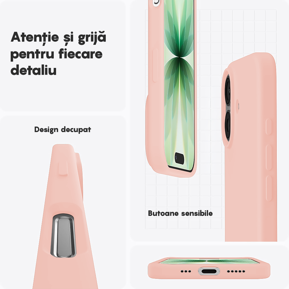 Soft Silicone Case - iPhone 17 - Pink Sand