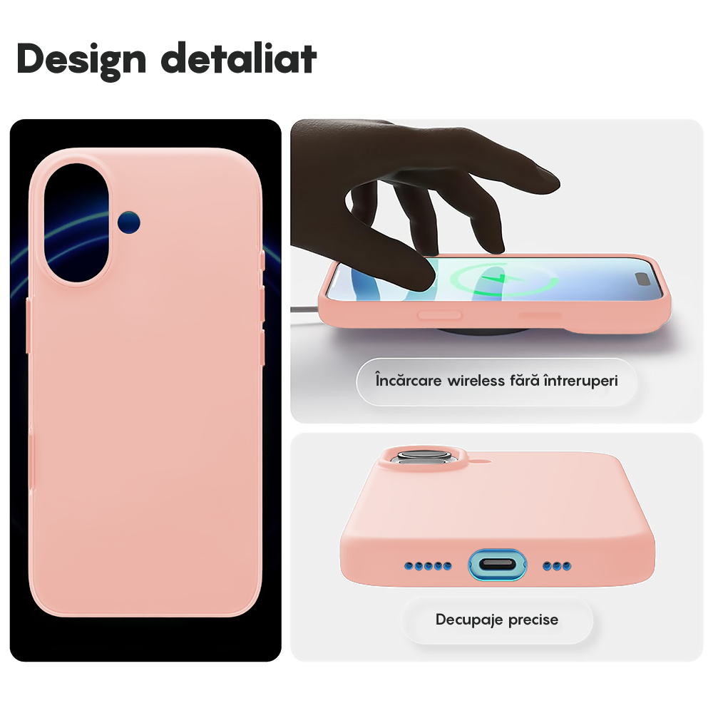 Soft Silicone Case - iPhone 17 - Pink Sand
