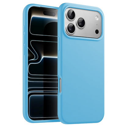 Soft Silicone Case - iPhone 17 Pro Max - Cadet Blue