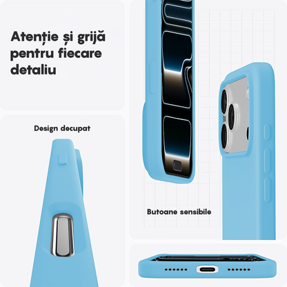 Soft Silicone Case - iPhone 17 Pro Max - Cadet Blue