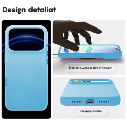 Soft Silicone Case - iPhone 17 Pro Max - Cadet Blue