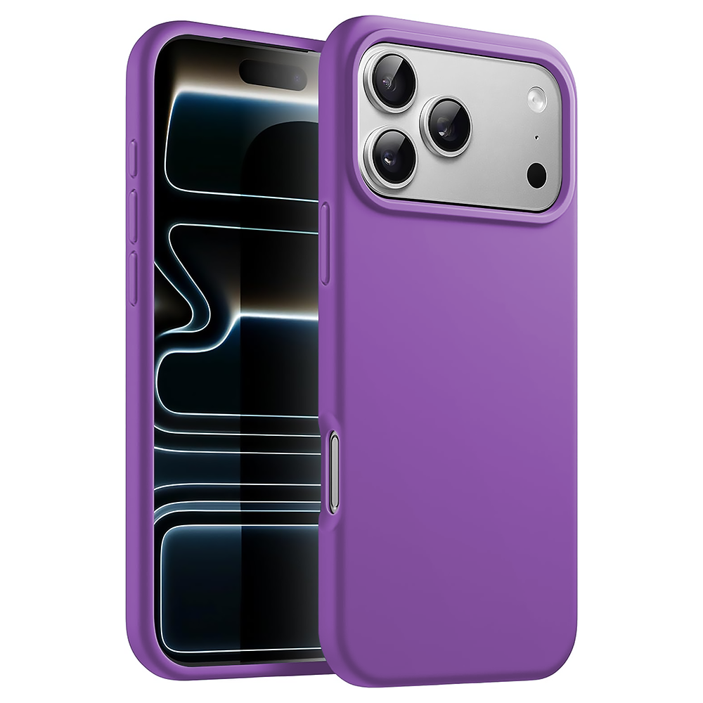 Husa Soft Silicone - iPhone 17 Pro Max - Light Purple