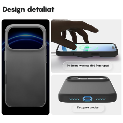 Husa Soft Silicone - iPhone 17 Pro Max - Dark Gray