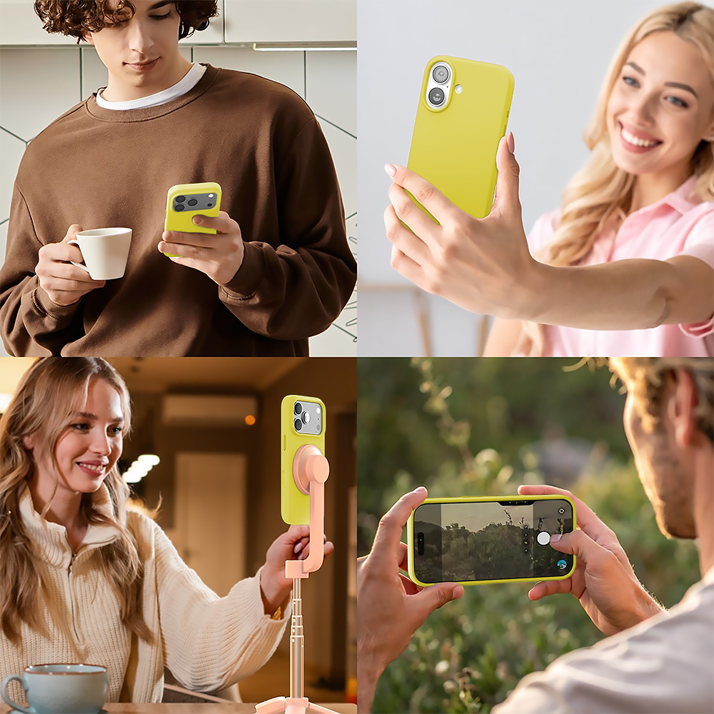 Husa Soft Silicone - iPhone 17 Pro Max - Yellow