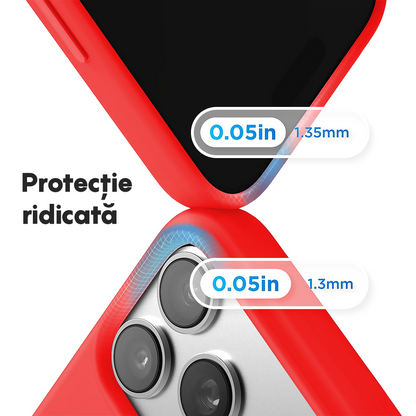 Soft Silicone Case - iPhone 17 Pro Max - Red