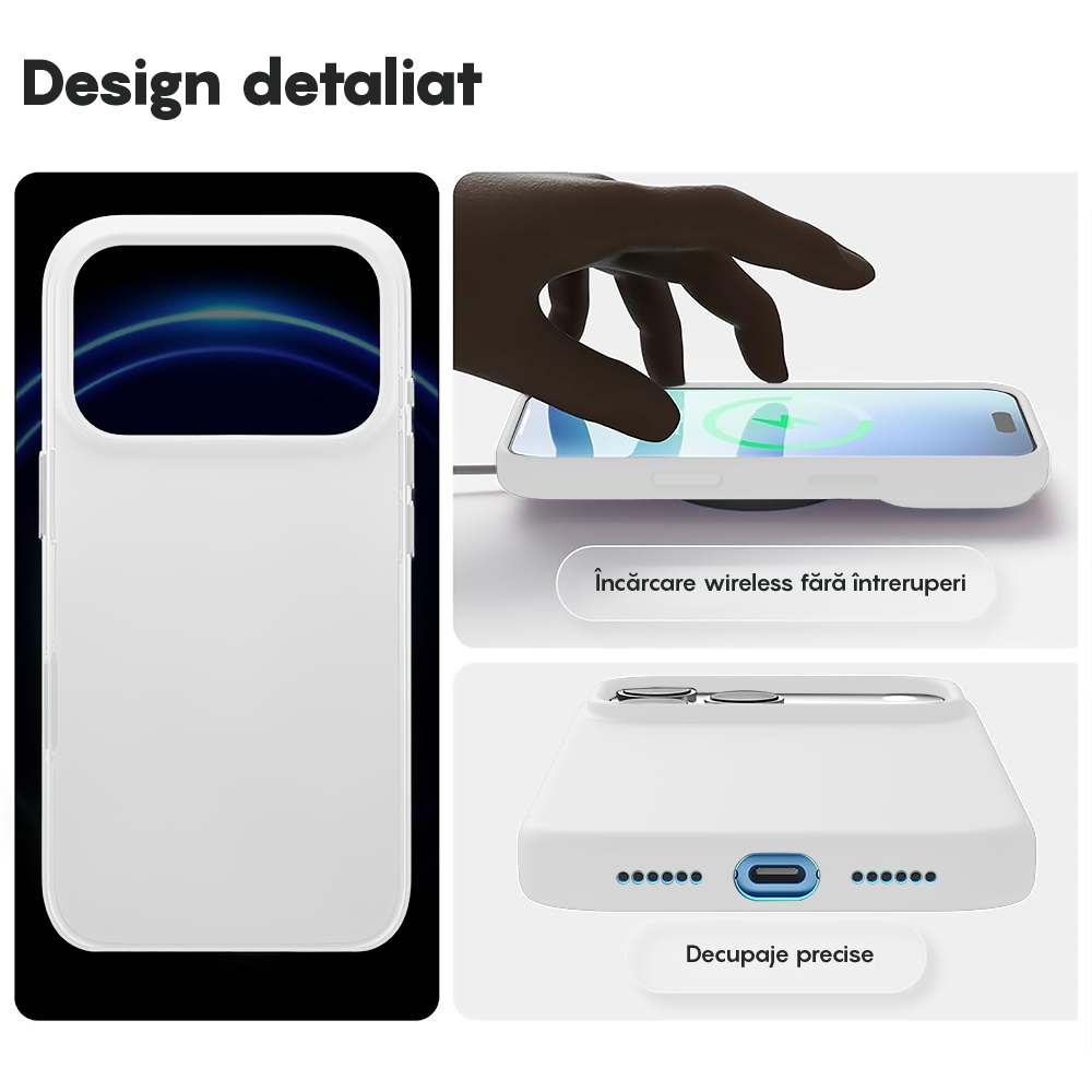 Soft Silicone Case - iPhone 17 Pro Max - White