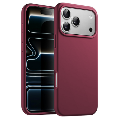 Soft Silicone Case - iPhone 17 Pro Max - Burgundy
