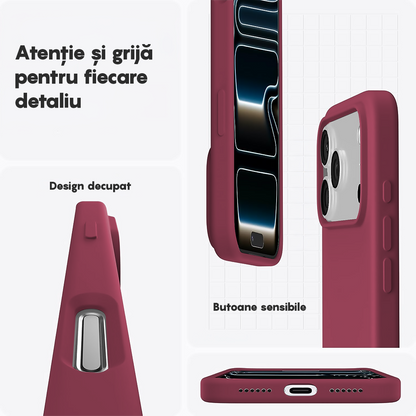 Soft Silicone Case - iPhone 17 Pro Max - Burgundy