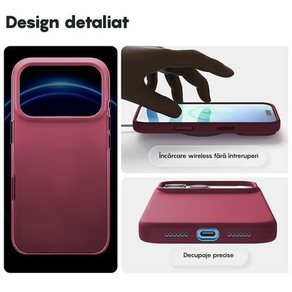 Soft Silicone Case - iPhone 17 Pro Max - Burgundy