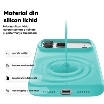 Husa Soft Silicone - iPhone 17 Pro - Turqoise