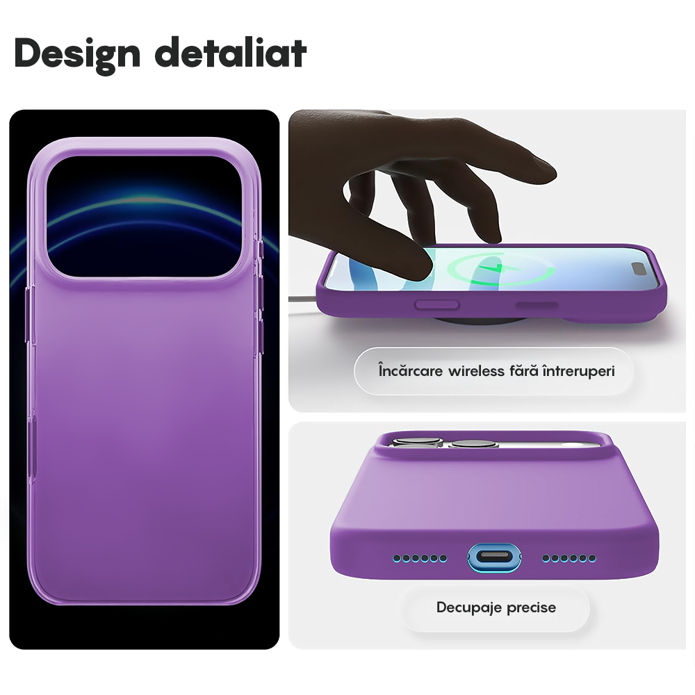 Soft Silicone Case - iPhone 17 Pro - Light Purple