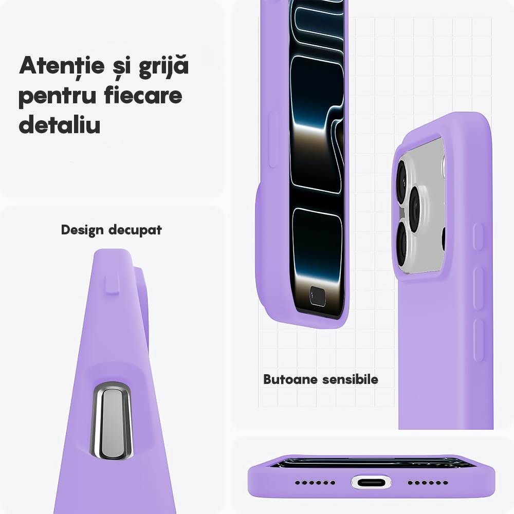 Soft Silicone Case - iPhone 17 Pro - Light Lilac