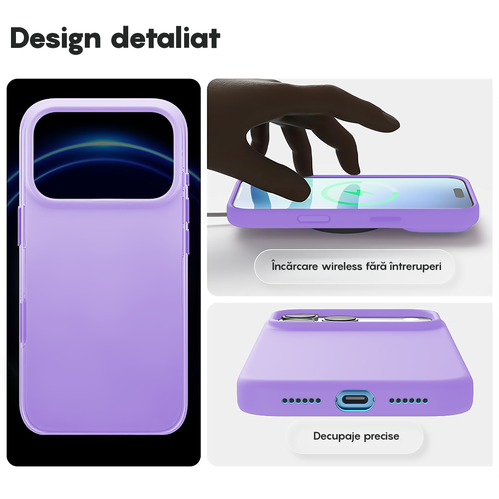 Soft Silicone Case - iPhone 17 Pro - Light Lilac