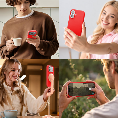 Soft Silicone Case - iPhone 17 Pro - Red