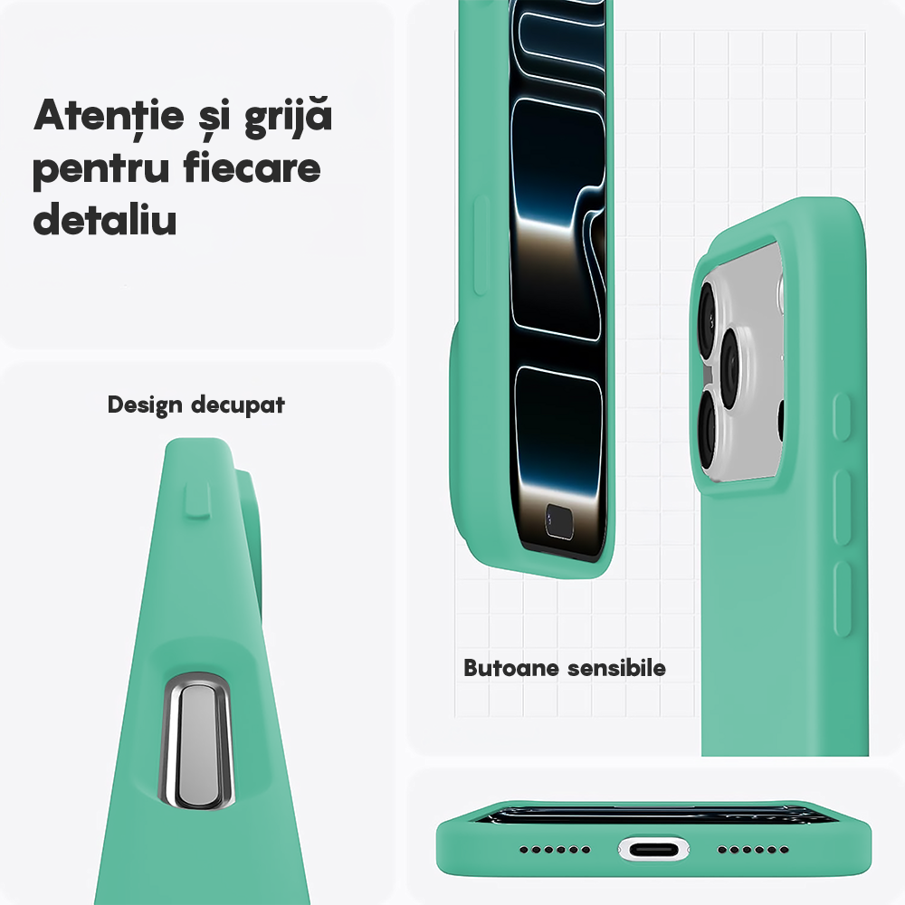 Soft Silicone Case - iPhone 17 Pro - Webster Green