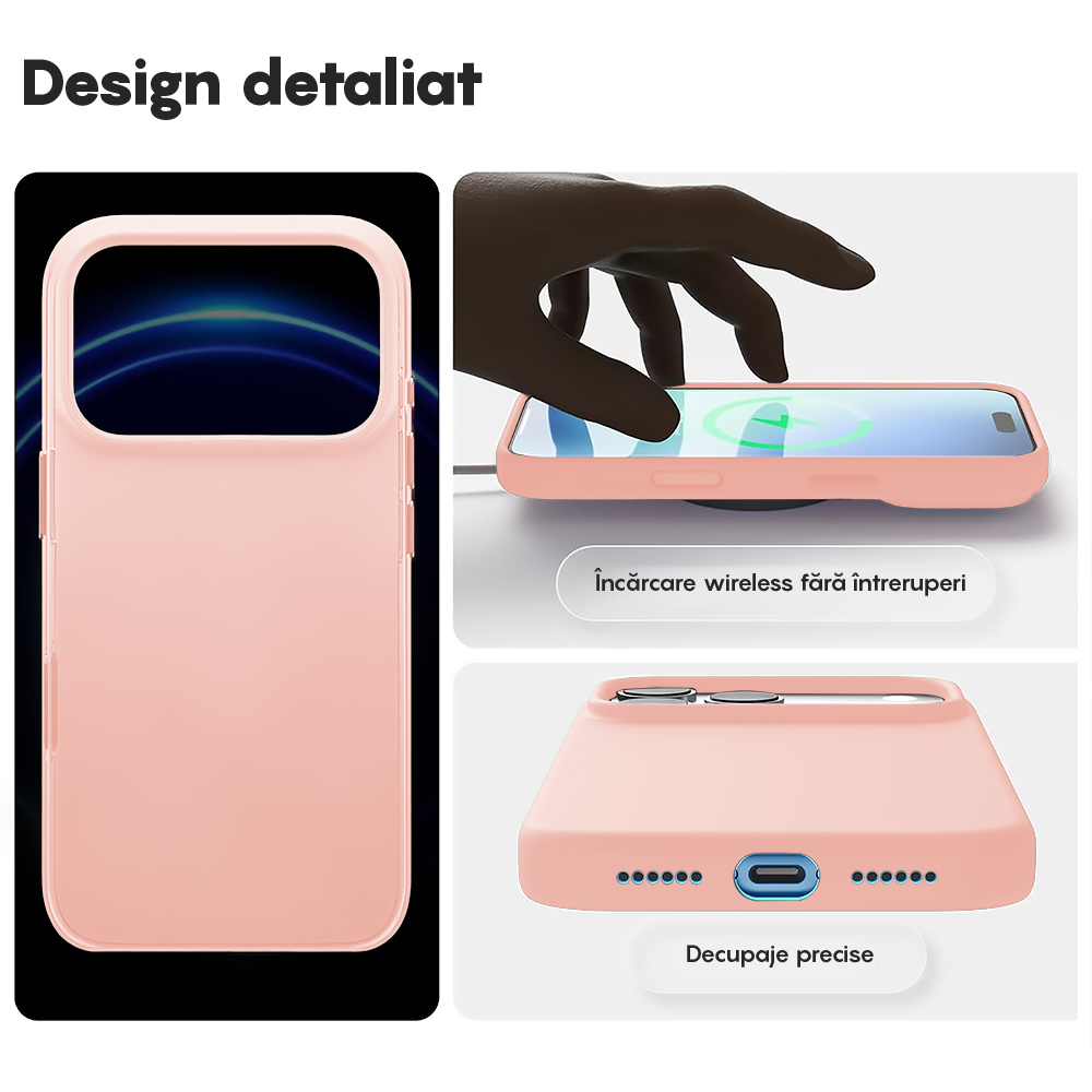 Soft Silicone Case - iPhone 17 Pro - Pink Sand