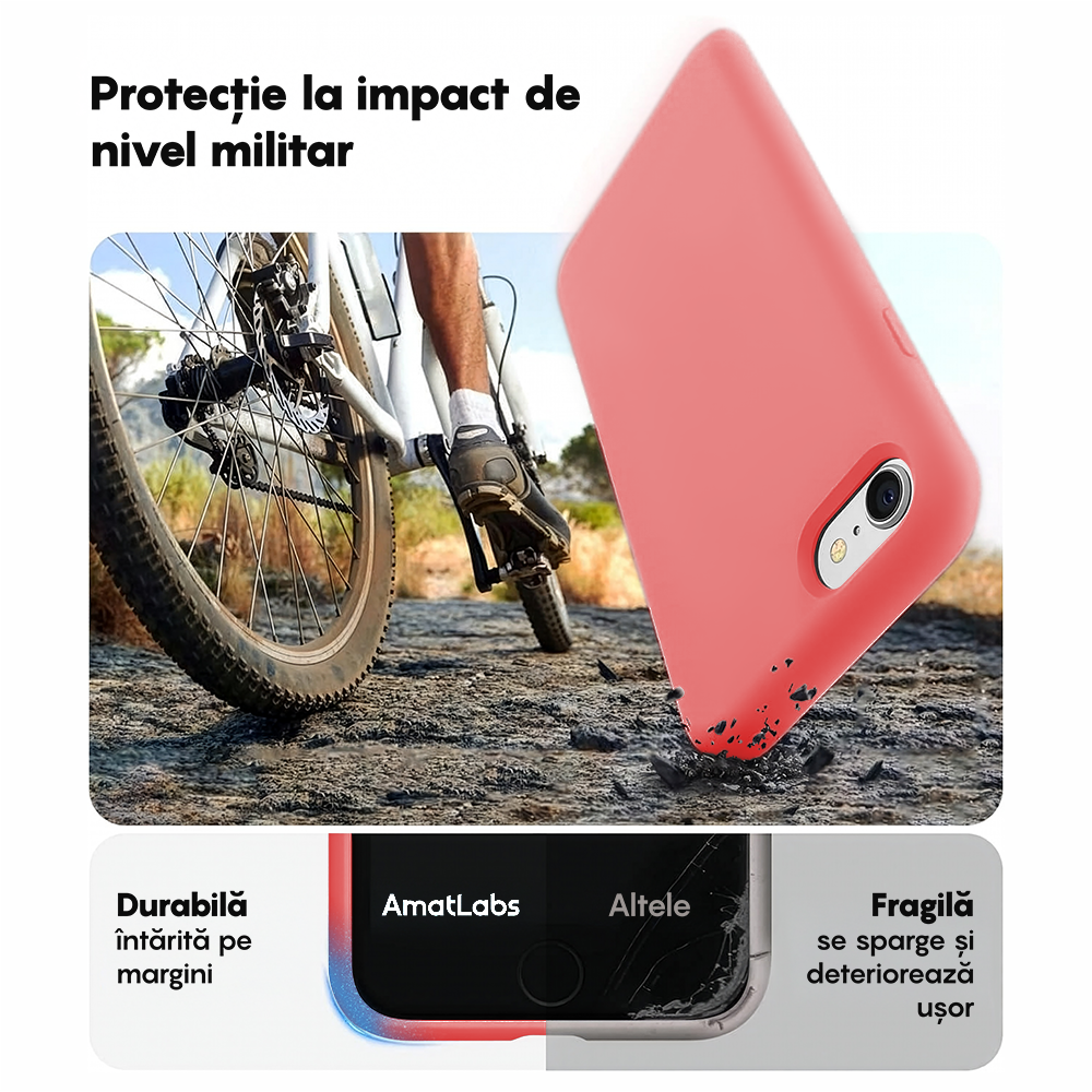 Husa Soft Silicone - iPhone 7/8/SE2 - Roz