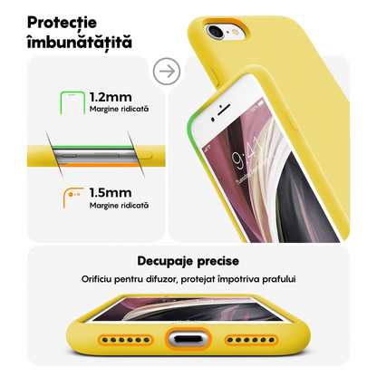 Soft Silicone Case - iPhone 7/8/SE2 - Yellow
