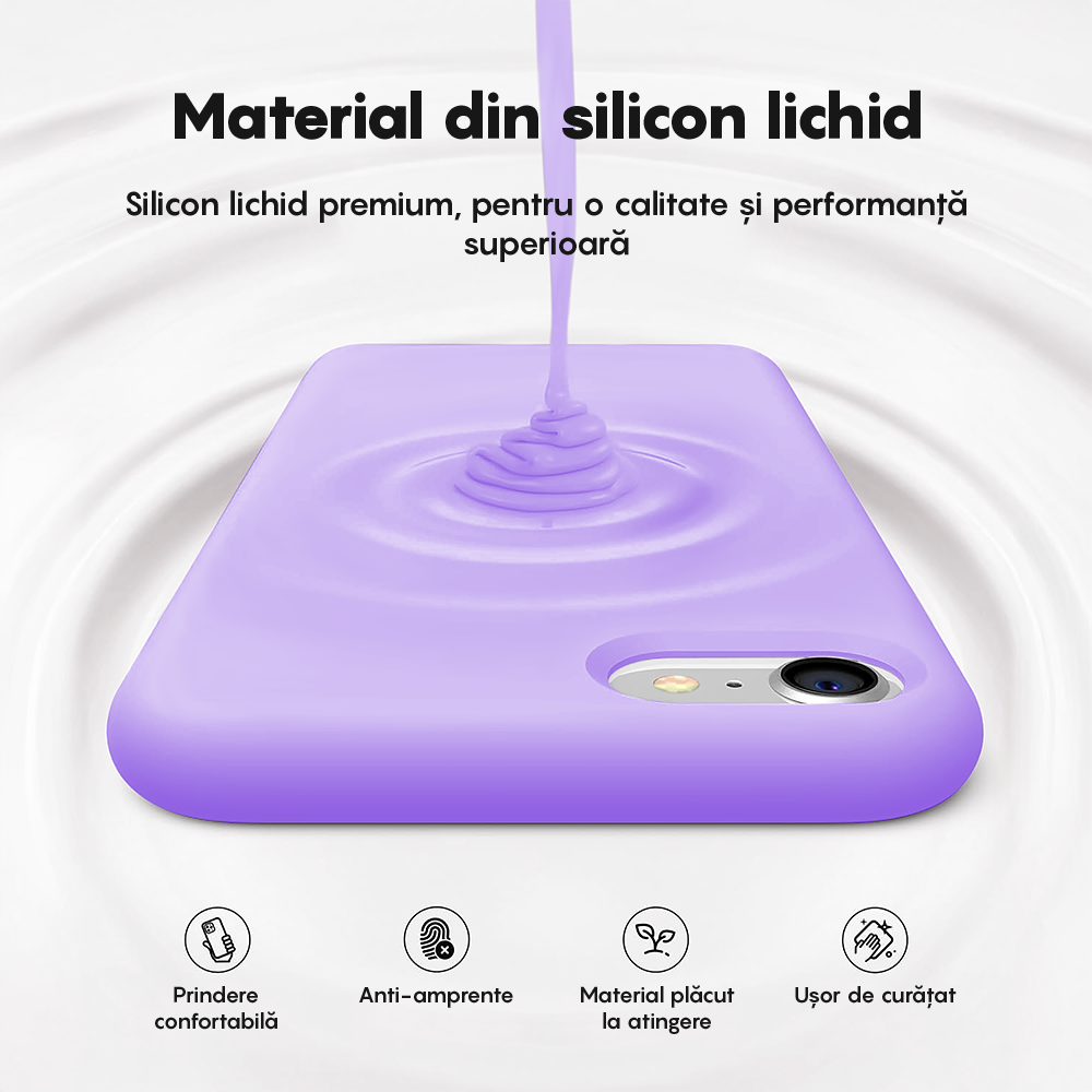 Soft Silicone Case - iPhone 7/8/SE2 - Light Lilac