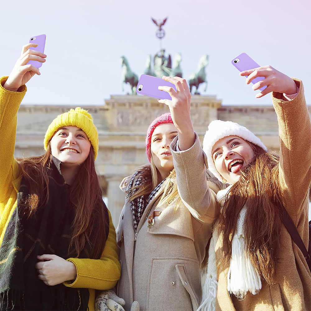 Soft Silicone Case - iPhone 7/8/SE2 - Light Lilac