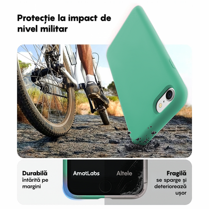 Husa Soft Silicone - iPhone 7/8/SE2 - Webster Green