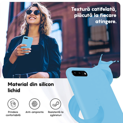 Soft Silicone Case - iPhone 7 Plus/8 Plus - Cadet Blue