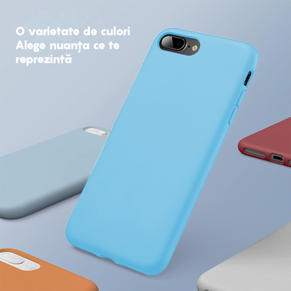 Soft Silicone Case - iPhone 7 Plus/8 Plus - Cadet Blue