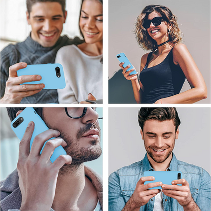 Soft Silicone Case - iPhone 7 Plus/8 Plus - Cadet Blue